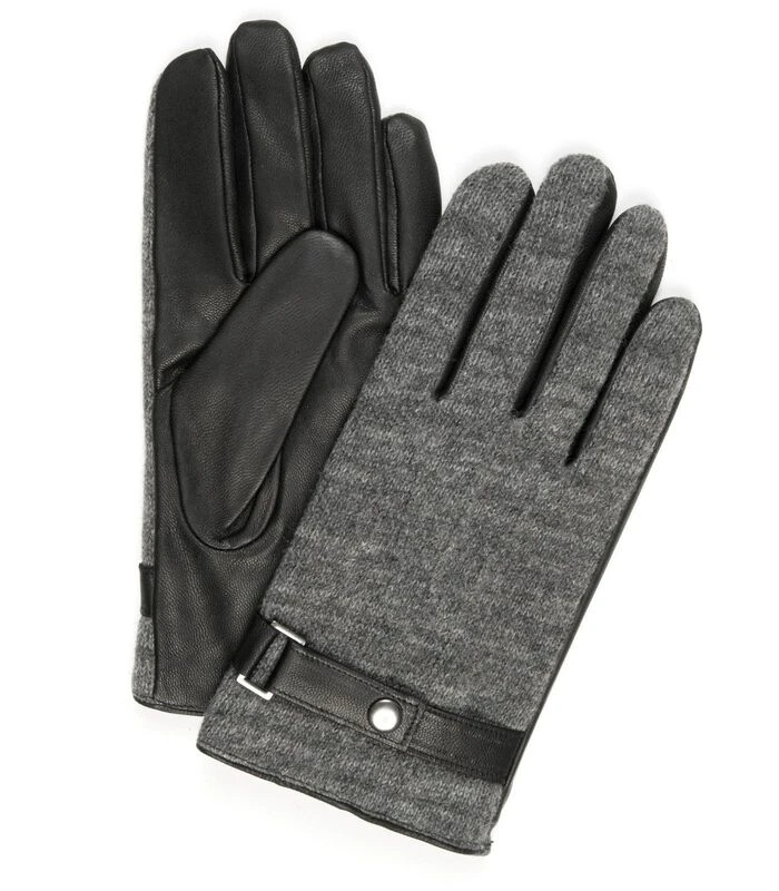 Profuomo Leren Handschoen Nappa Grijs 1 Profuomo Leren Handschoen Nappa Grijs