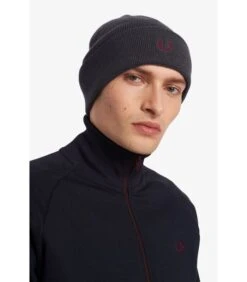 Fred Perry Muts Merino Wool Beanie -Hexagona winkel 556207ce910f453c8d8d4bab4dcf0a8b