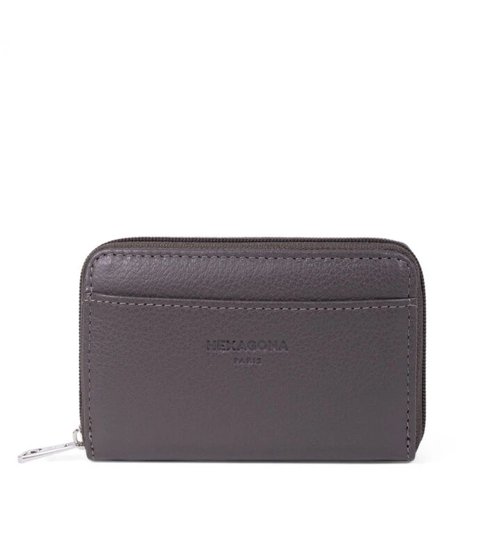 Hexagona Kaarthouder In Kalfsleder DUO 1 Hexagona Kaarthouder In Kalfsleder DUO