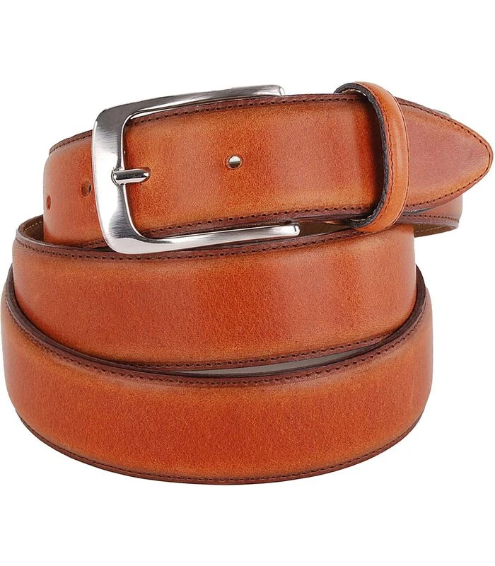 Profuomo Leren Riem Polish Cognac 1 Profuomo Leren Riem Polish Cognac