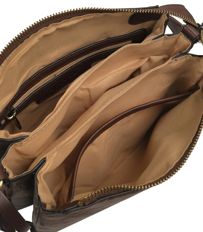 Cracky Crossbody Tas - Donker Bruin 4 Cracky Crossbody Tas - Donker Bruin - Afbeelding 4