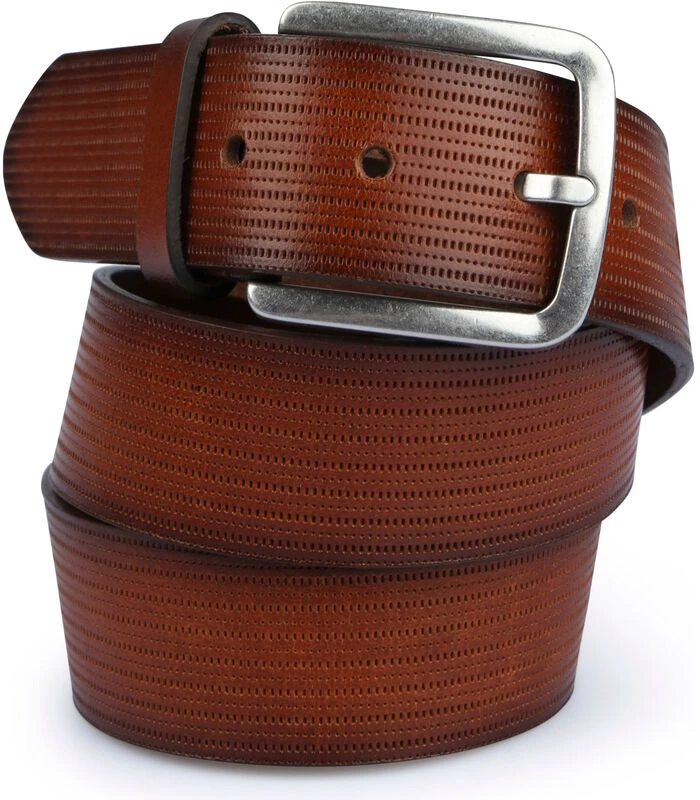 Riem Structuur Leer Bruin 1 Riem Structuur Leer Bruin