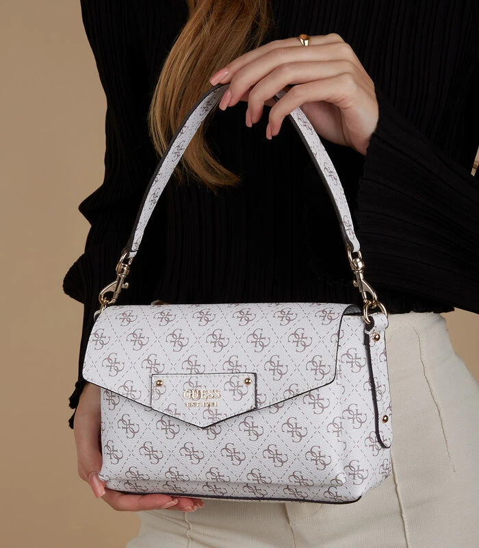 Guess Eco Brenton Schoudertas Wit HWESG8-39019-WLO 3 Guess Eco Brenton Schoudertas Wit HWESG8-39019-WLO - Afbeelding 3