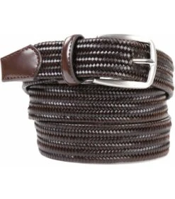 Geweven Riem Donkerbruin