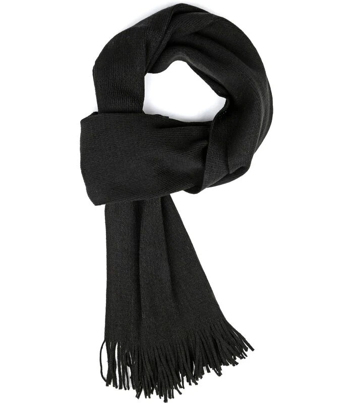Heren Sjaal Acryl Zwart 20-10 1 Heren Sjaal Acryl Zwart 20-10