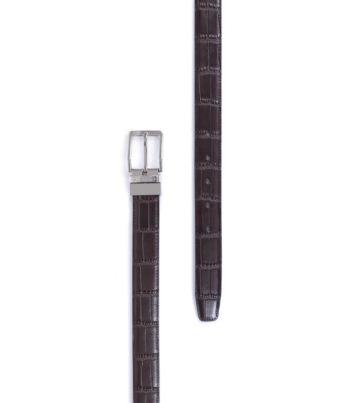 Hexagona Verstelbare En Omkeerbare Riem In Kalfsleder HANTS 1 Hexagona Verstelbare En Omkeerbare Riem In Kalfsleder HANTS