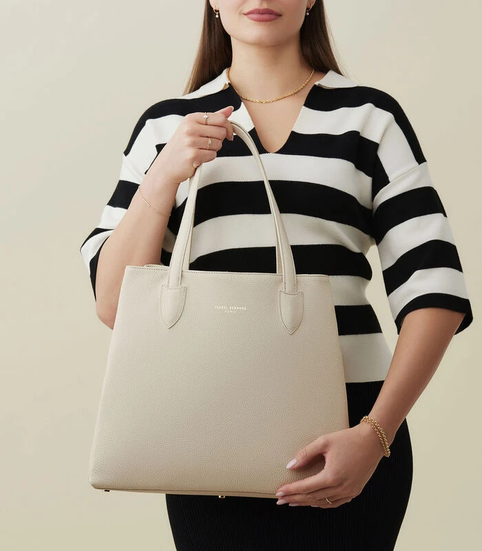 Isabel Bernard Honoré Schoudertas Beige IB25048 2 Isabel Bernard Honoré Schoudertas Beige IB25048 - Afbeelding 2