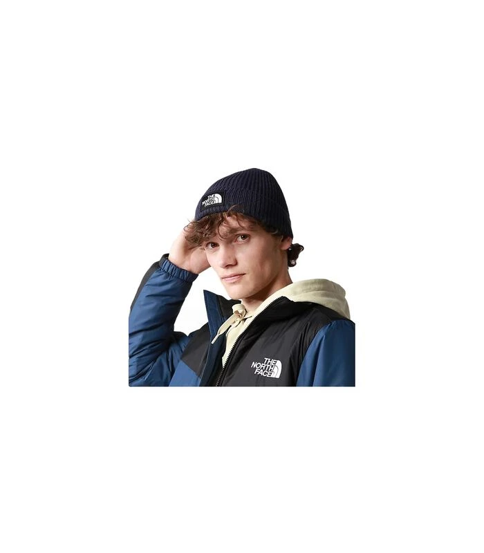 The North Face TNF Logo Box Cuffed Blauw Cap 3 The North Face TNF Logo Box Cuffed Blauw Cap - Afbeelding 3