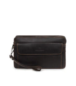 Hexagona Clutch Met Lus In Kalfsleder FÉLIN