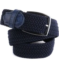 Geweven Riem Donkerblauw