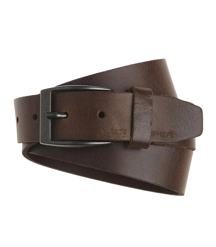 Lee Cooper Lederen Riem Mannen Old Silver 1 Lee Cooper Lederen Riem Mannen Old Silver