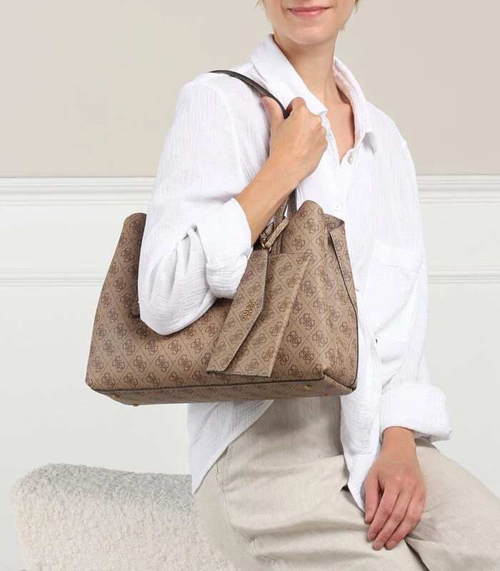 Guess Eco Brenton Shopper Beige HWESB8-39009-LTL 2 Guess Eco Brenton Shopper Beige HWESB8-39009-LTL - Afbeelding 2