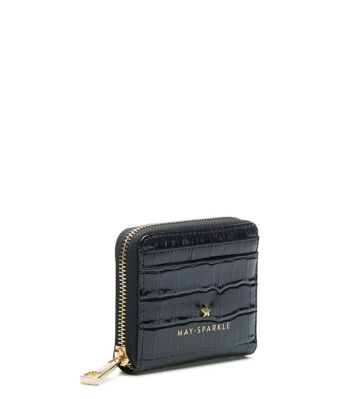 Festive Ritsportemonnee Zwart MS23008 3 Festive Ritsportemonnee Zwart MS23008 - Afbeelding 3