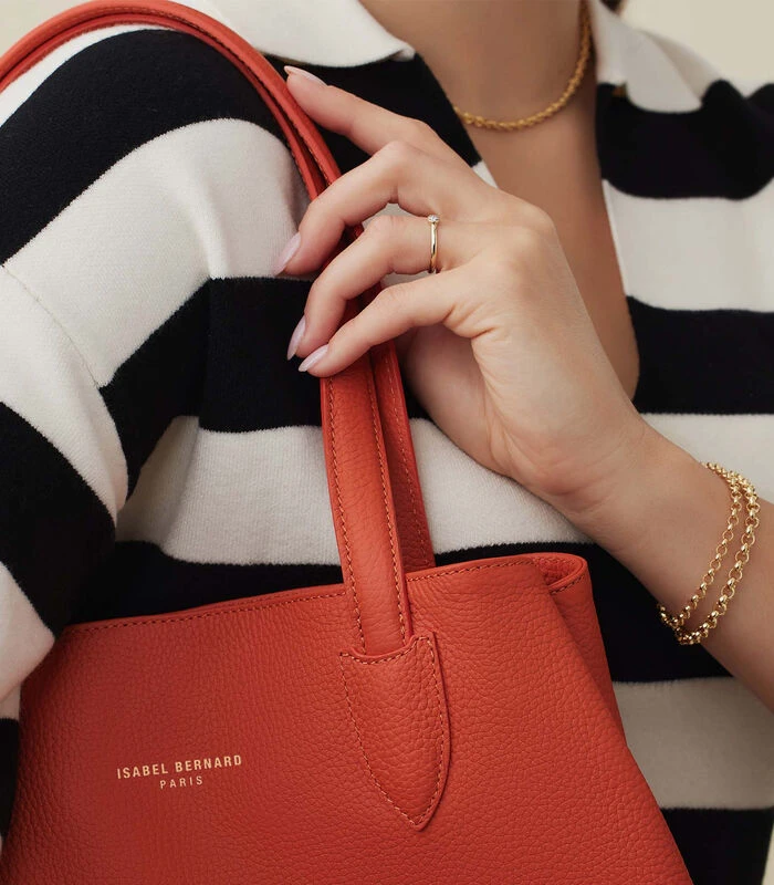 Isabel Bernard Honoré Schoudertas Oranje IB25065 3 Isabel Bernard Honoré Schoudertas Oranje IB25065 - Afbeelding 3