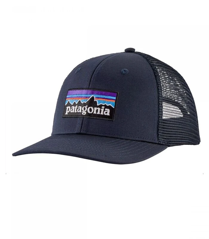 Patagonia P-6 Logo Trucker Blauw Cap 1 Patagonia P-6 Logo Trucker Blauw Cap