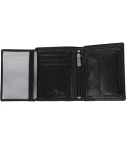 Portemonnee Nikkei Zwart Leer - Skim Proof -Hexagona winkel 87d13a81cdd94f2b8a4b8c1ccc7875a9