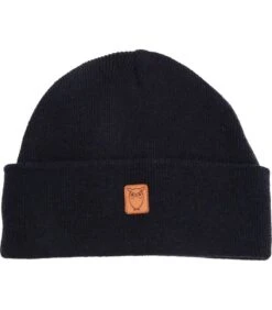 KnowledgeCotton Apparel Ledge Cotton Apparel Muts Wol Donkerblauw