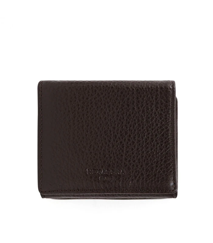 Hexagona Portemonnee In Kalfsleder ENCORE 1 Hexagona Portemonnee In Kalfsleder ENCORE