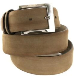 Nubuck Leren Riem Groen
