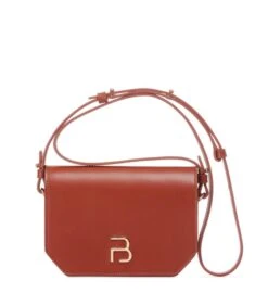 Opéra - Bruine Leren Schoudertas