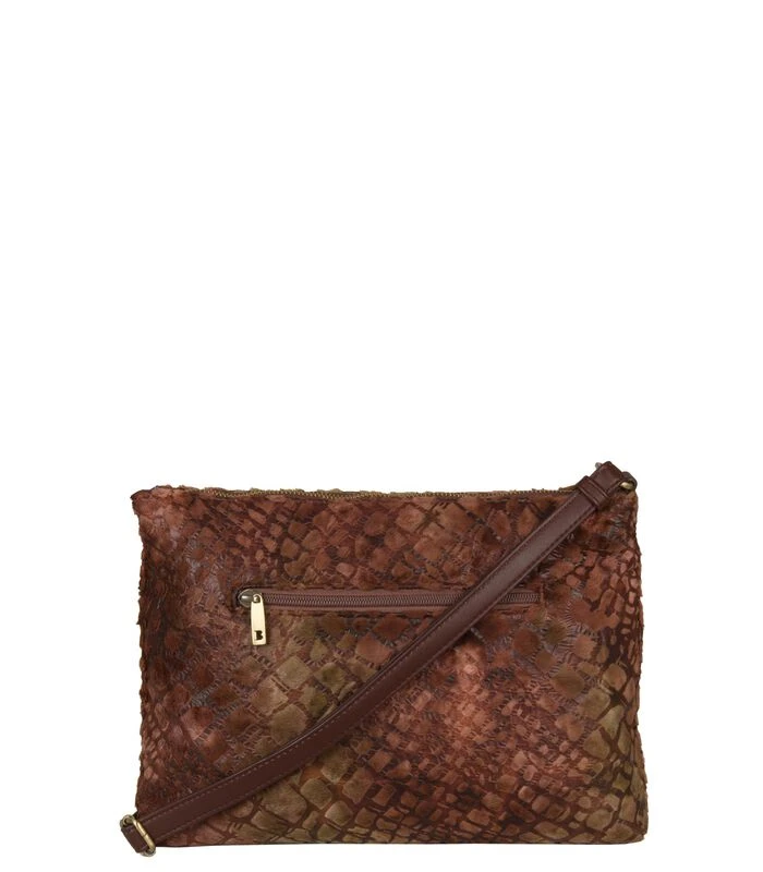 Flame Crossbody Tas - Donker Bruin 3 Flame Crossbody Tas - Donker Bruin - Afbeelding 3