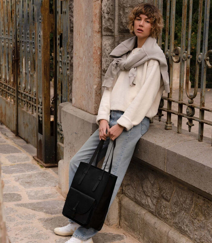 Essential Bag Shopper Zwart VH25001 4 Essential Bag Shopper Zwart VH25001 - Afbeelding 4