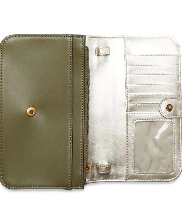 Guess Laurel Clutch Groen SWVB85-410-OLV 3 Guess Laurel Clutch Groen SWVB85-410-OLV - Afbeelding 3