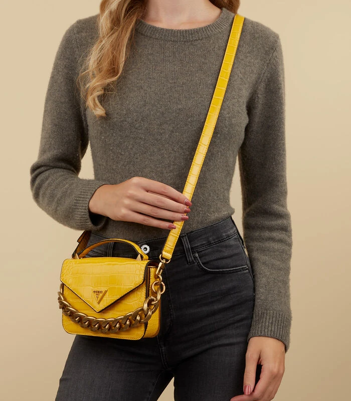 Guess Handtas Geel HWCC86-64780-YEL 3 Guess Handtas Geel HWCC86-64780-YEL - Afbeelding 3