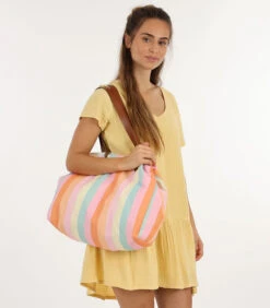 OXBOW Grote Bedrukte Tas P1KRAKSO -Hexagona winkel b5833a157e834a4d8432adc44be48217