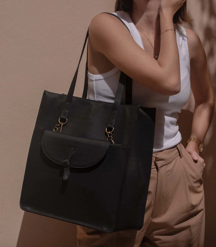 Essential Bag Shopper Zwart VH25016 3 Essential Bag Shopper Zwart VH25016 - Afbeelding 3