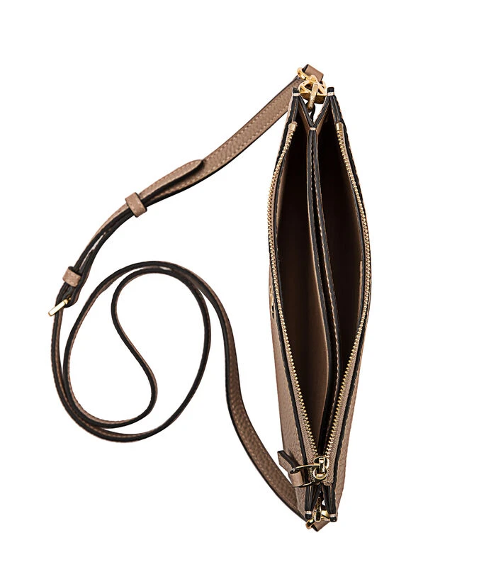 Lederen Handtas Paris Sand 4 Lederen Handtas Paris Sand - Afbeelding 4