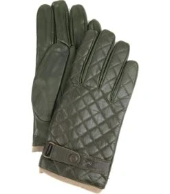 Quilted Handschoen Blacos Olive