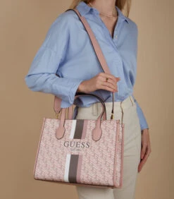 Guess Silvana Handtas Roze HWSC86-65220-PRL -Hexagona winkel c1137ad3236d44caafdff19aec6e581e