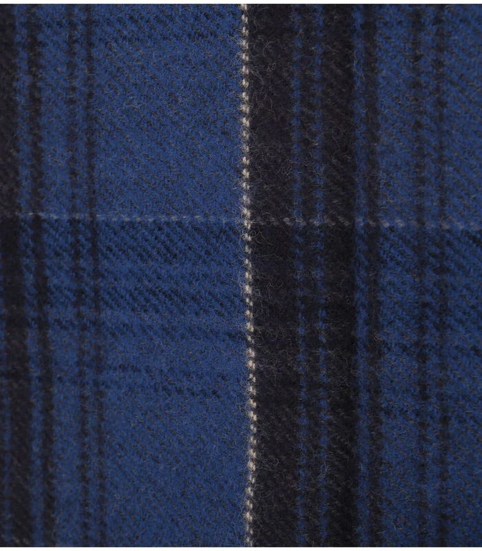 Heren Sjaal Ruit Donkerblauw 2 Heren Sjaal Ruit Donkerblauw - Afbeelding 2