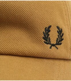 Fred Perry Classic Cap Donker Caramel -Hexagona winkel c12eacae67d041f689f4fa7512856232