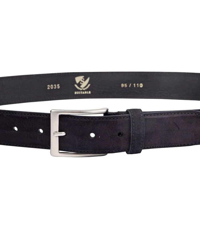 Riem Suède Leer Navy 3 Riem Suède Leer Navy - Afbeelding 3