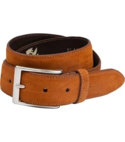 Riem Suède Leer Cognac