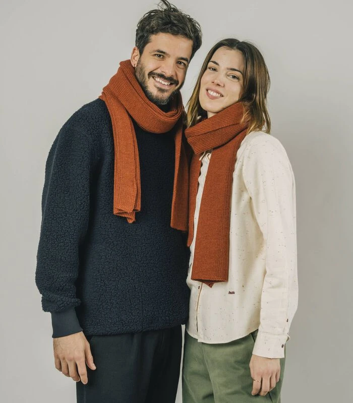 Brava Fabrics Sjaal - Bruin 3 Brava Fabrics Sjaal - Bruin - Afbeelding 3