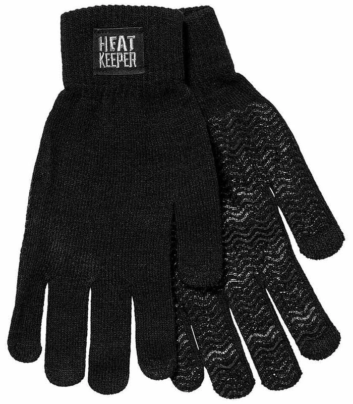 Knitted Player Thermo Handschoenen Zwart 1 Knitted Player Thermo Handschoenen Zwart