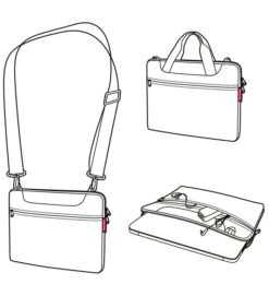 Reisenthel Netbookbag - Actetas - Twist Grijs -Hexagona winkel ca523c9dde9f47168a5c6faf55cc8233