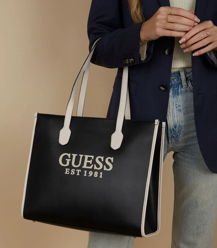Guess Silvana Shopper Zwart HWVG86-65240-BLA 2 Guess Silvana Shopper Zwart HWVG86-65240-BLA - Afbeelding 2