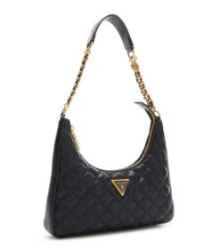 Guess Giully Schoudertas Zwart HWQA87-48180-BLA -Hexagona winkel cf577cf017f140d4aa40a0b012798ae1