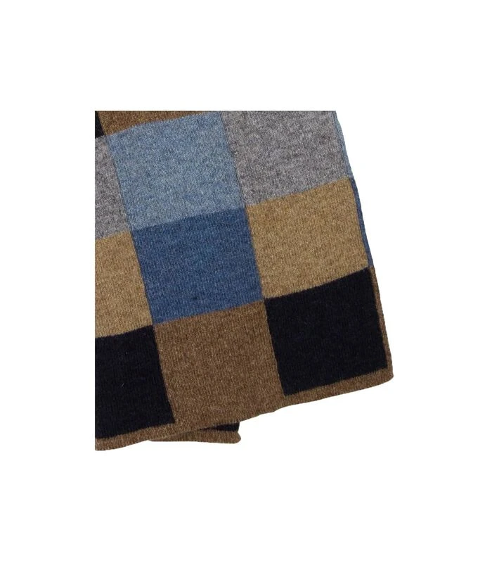 Profuomo Sjaal Wol Ruiten Camel 2 Profuomo Sjaal Wol Ruiten Camel - Afbeelding 2