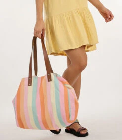 OXBOW Grote Bedrukte Tas P1KRAKSO -Hexagona winkel d25b6507cbc244be9468fcce0667a62a