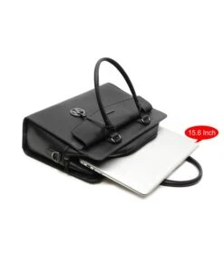 Wimona Valentina Laptoptas Black -Hexagona winkel d78428a7395f40f090c4275e6545e133