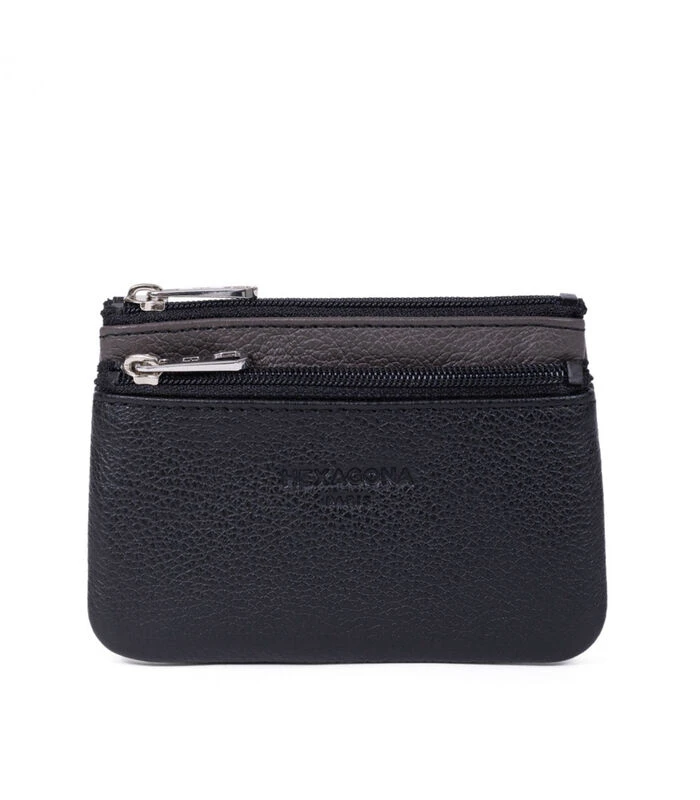 Hexagona Portemonnee In Kalfsleder DUO 2 Hexagona Portemonnee In Kalfsleder DUO - Afbeelding 2