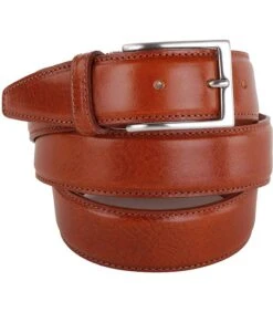 Profuomo Leren Riem Cognac