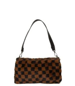 Wynona Crossbody Tas - Donker Bruin