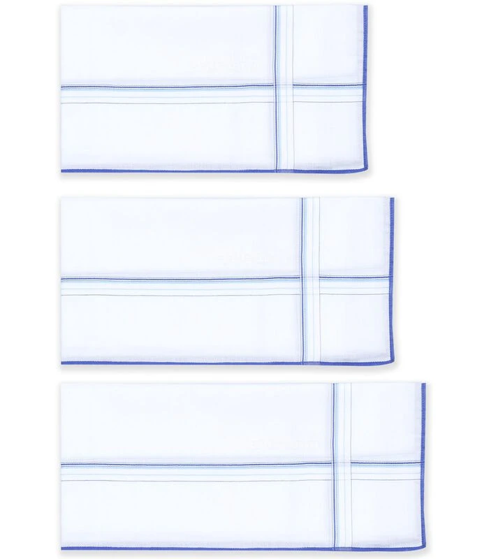 Profuomo Zakdoeken Set Blauw 2 Profuomo Zakdoeken Set Blauw - Afbeelding 2