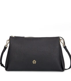 Lederen Handtas Raphaelle Zwart